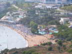 Der Strand im Hotel Onyria Claros Beach & Spa bei Özdere